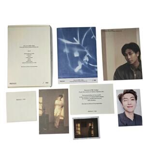 BTS RM Kim Namjoon Record of RM: Indigo CD Bundle Inserts Photocards Poster Solo